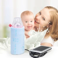 travel stroller usb milk water warmer insulated bag baby nursing bottle heater