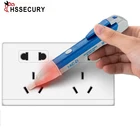 Бесконтактный тестовый карандаш с электрическим датчиком, светодиодный электрический индикатор 90-1000 В, розетка, настенная розетка, детектор напряжения переменного тока, тестовая ручка