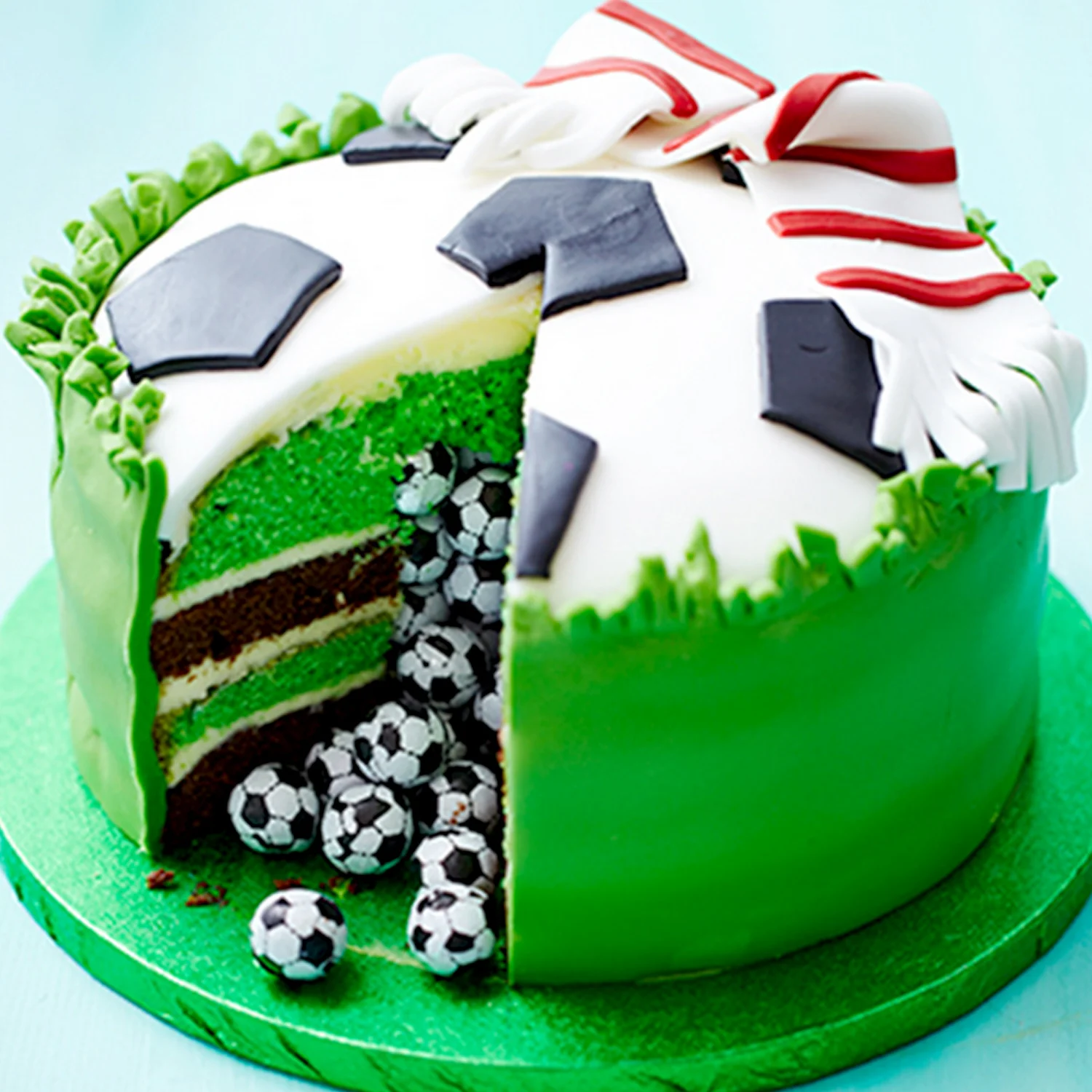 Behogar 4 шт. Футбол конфеты сахарной пасты формы шоколадный нож набор сделай сам для