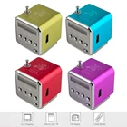 Компактный цифровой FM-радиоприемник, Портативный FM-радиоприемник со светодиодным дисплеем, громкий динамик с поддержкой TF-карты