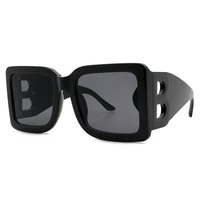 square sunglasses women 2020 luxury brand ladies big frame black gradient lens sunglasses female uv400 eyewears