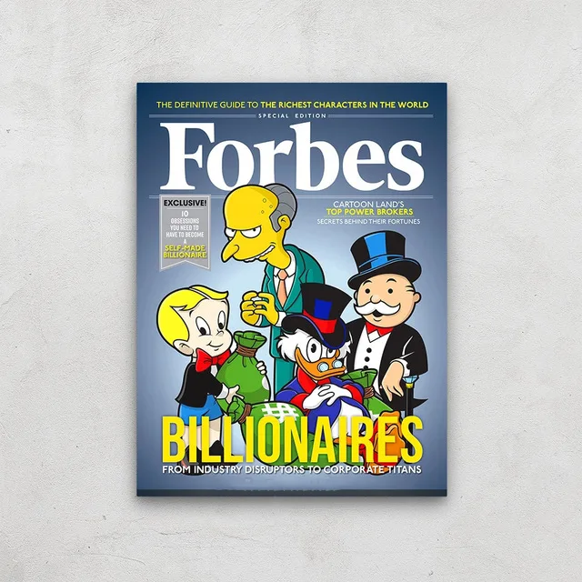 

Forbes Billionaires Nordic Graffiti Popular Abstract Poster Prints Living Room Children's Bedroom Decorative Painting Wall Art