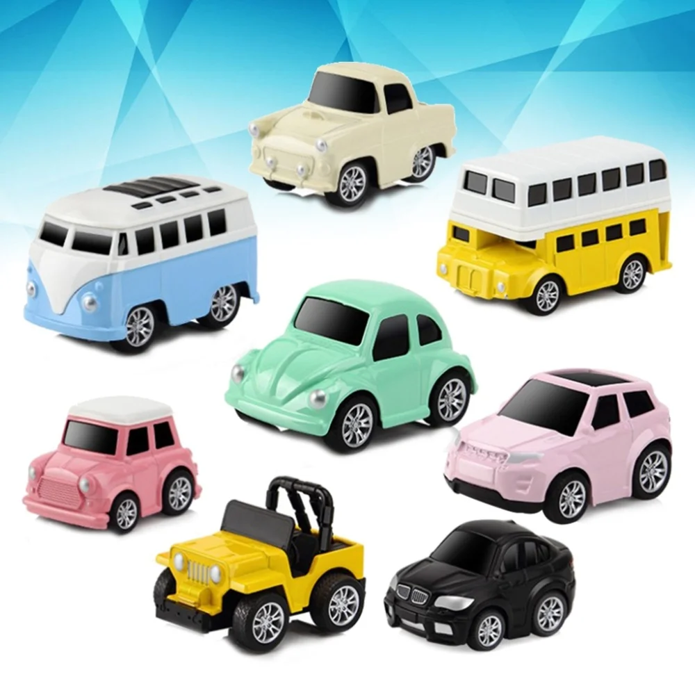 

8PCS Friction Powered Alloy Pull-back and Go Play Set For Kids Baby Toddlers (Mixed Style DX15145)