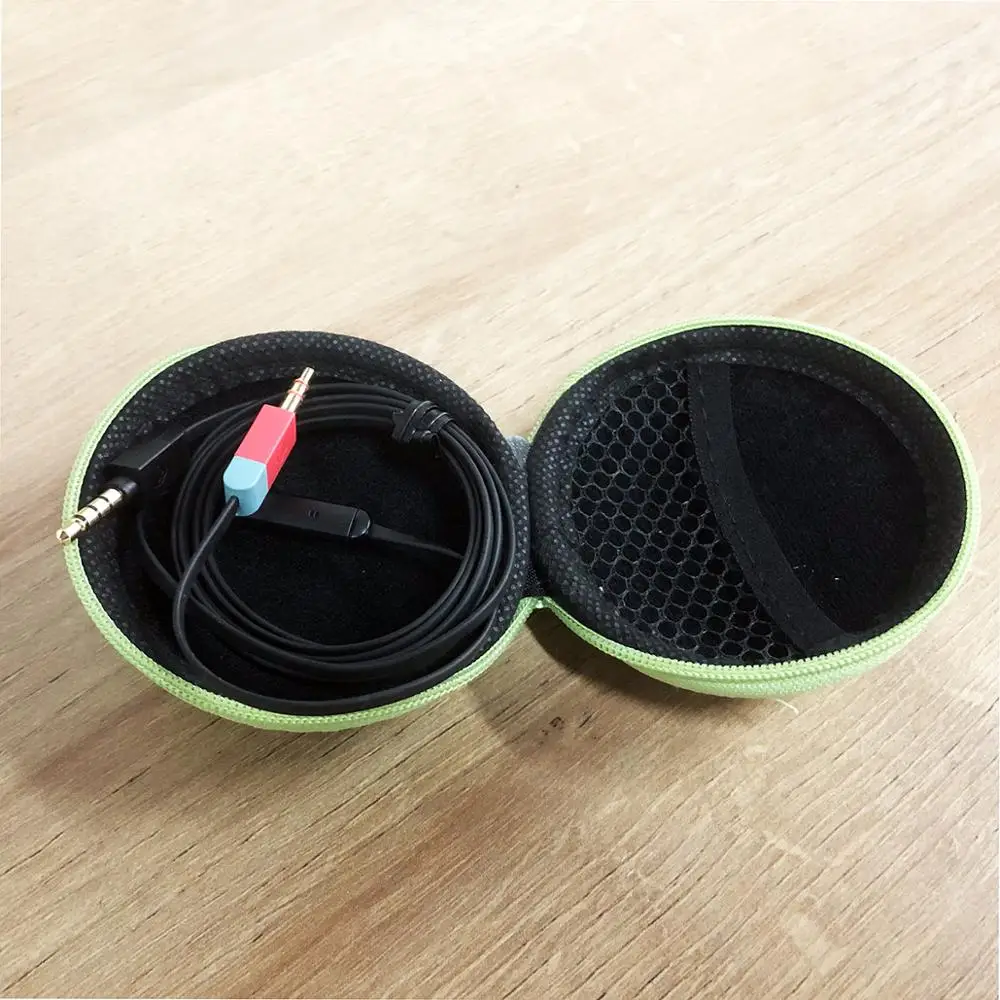 Новые Сменные кабели, совместимые с Skullcandy Crusher, беспроводные наушники, кабели, гарнитура с сумкой для наушников, зеленый цвет