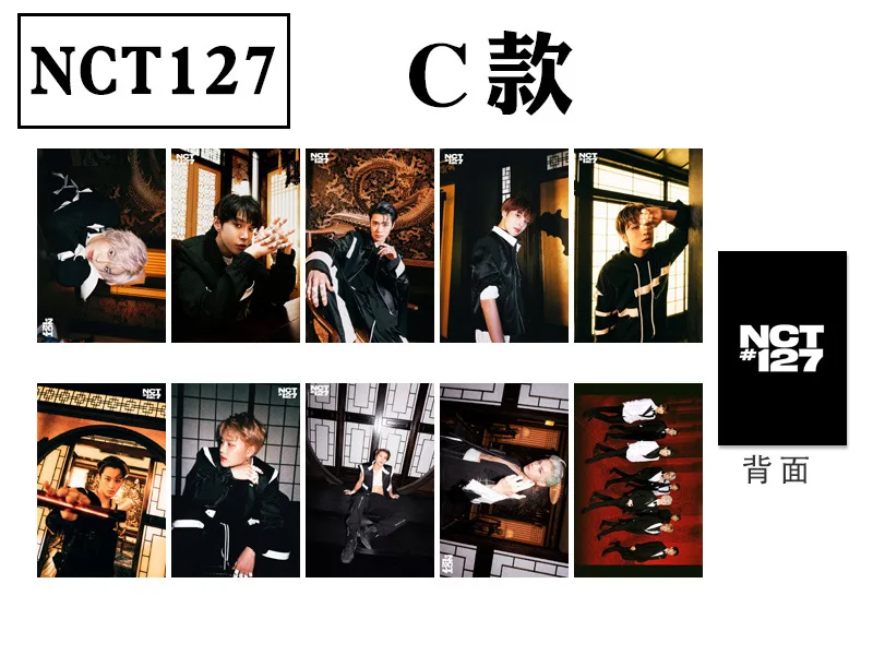 10 шт./компл. NCT127 новый альбом NeoZone lomo card Kpop NCT Фотокарточка высокого качества для