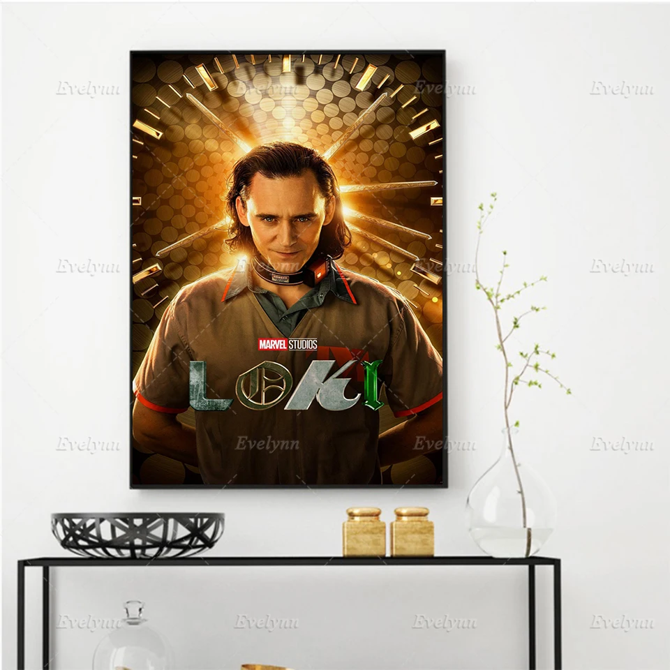 

Nordic Abstract Marvels Superhero Loki Movie Poster And Print Modular Pictures Wall Art Canvas Painting Room Home Decoration