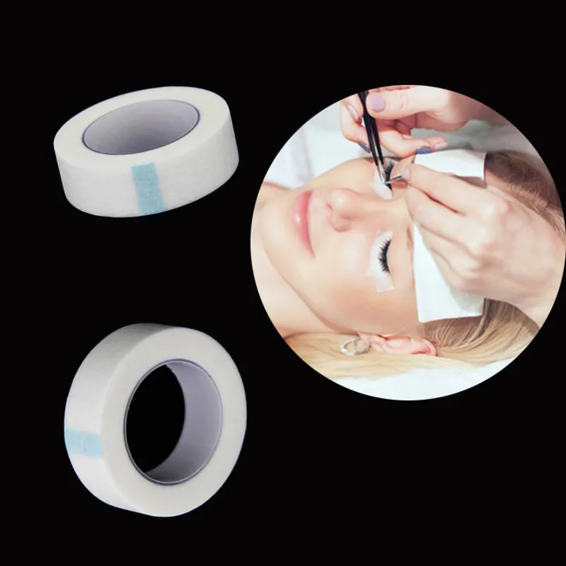 1 рулон шелковой накладки для ресниц клей наращивания под патчем
