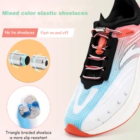 new no tie shoe laces round shoelaces for sneakers elastic laces sneakers without ties kids adult quick shoe lace rubber bands