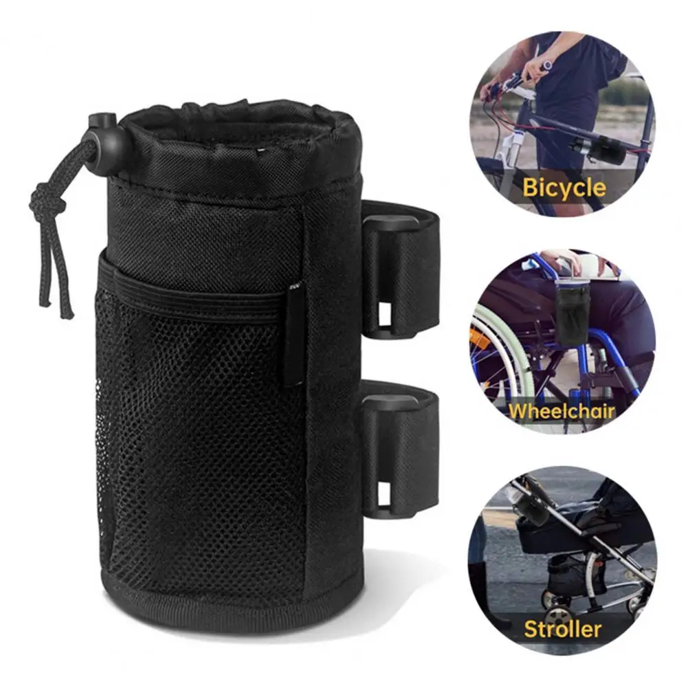 Bike Wheelchair Baby Cart Cup Holder Water Bottle Waterproof Drink Bag Pouch | Спорт и развлечения