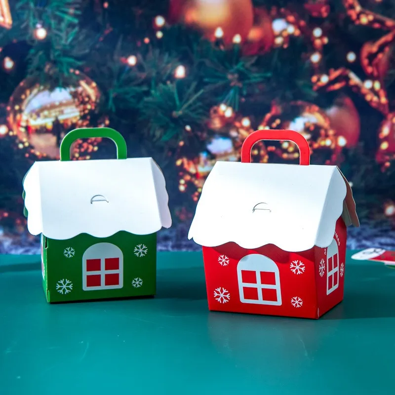 

Christmas Eve Apple Box Xmas Children's Gift Box Christmas Eve Candy Box Gift Bag Party Decoration Christ Decoration 2022