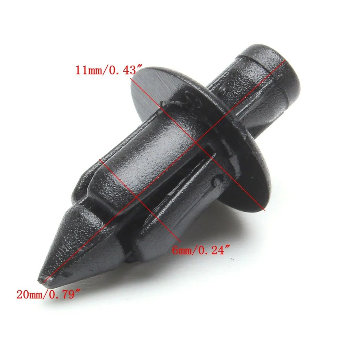 

For Honda Snap Clips Motorcycle Rivets 50pcs Black Durable New Practical