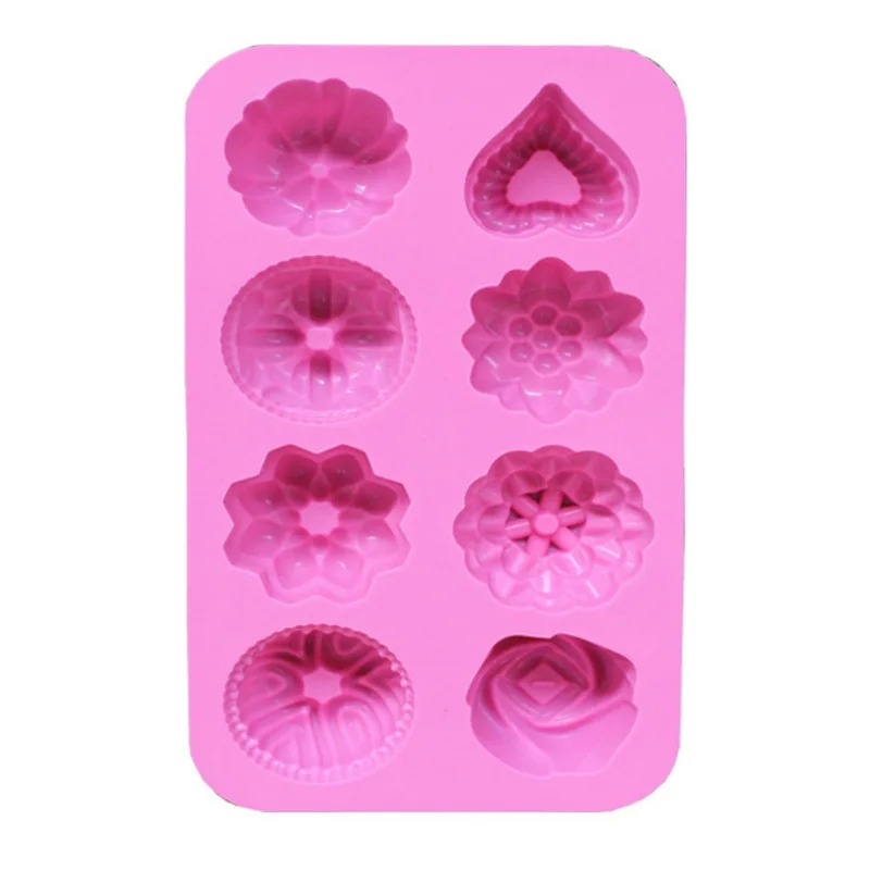 Силиконовая форма для кексов цветов выпечки инструменты украшения тортов