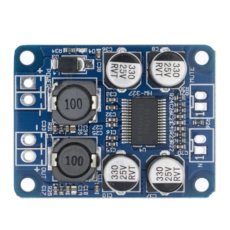

High Quality AMP Digital Power Amplifier Board TPA3118 PBTL DC 12V-24V 4-8ohms 28GE