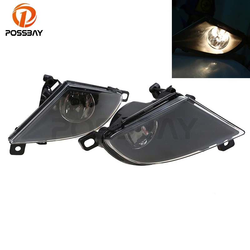 Противотуманные фары POSSBAY для BMW E60 E61 5 серии 2007-2010 желтые галогенные передние и
