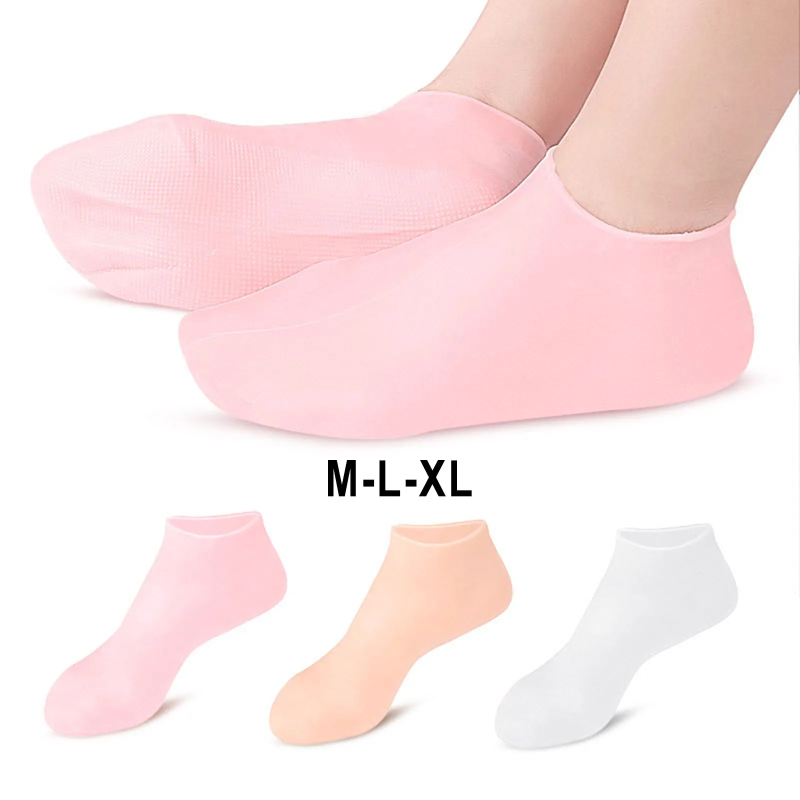 

Мягкие силиконовые гелевые носки, увлажняющие рукава, носки для ног, защита пятки