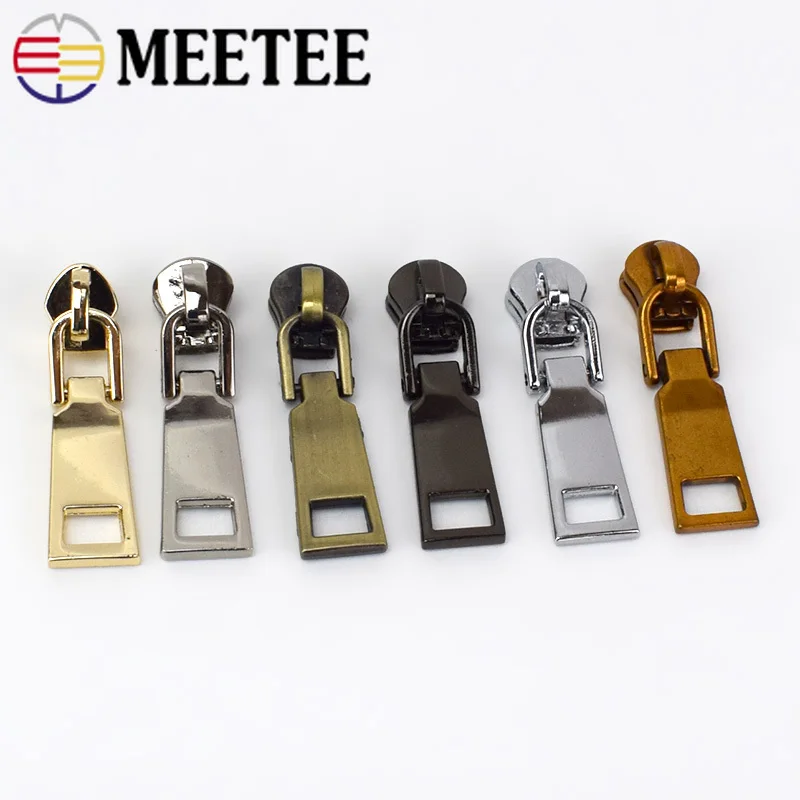 20 шт. Модные 5 # металлические ползунки на молнии для курток одежда молния головы