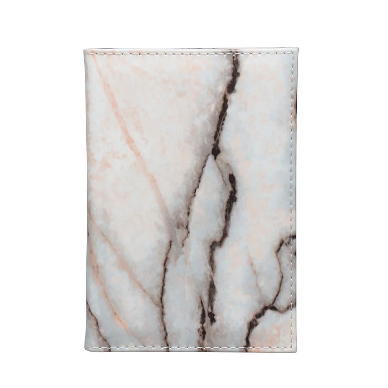 Модный женский и мужской чехол для паспорта из искусственной кожи мраморный
