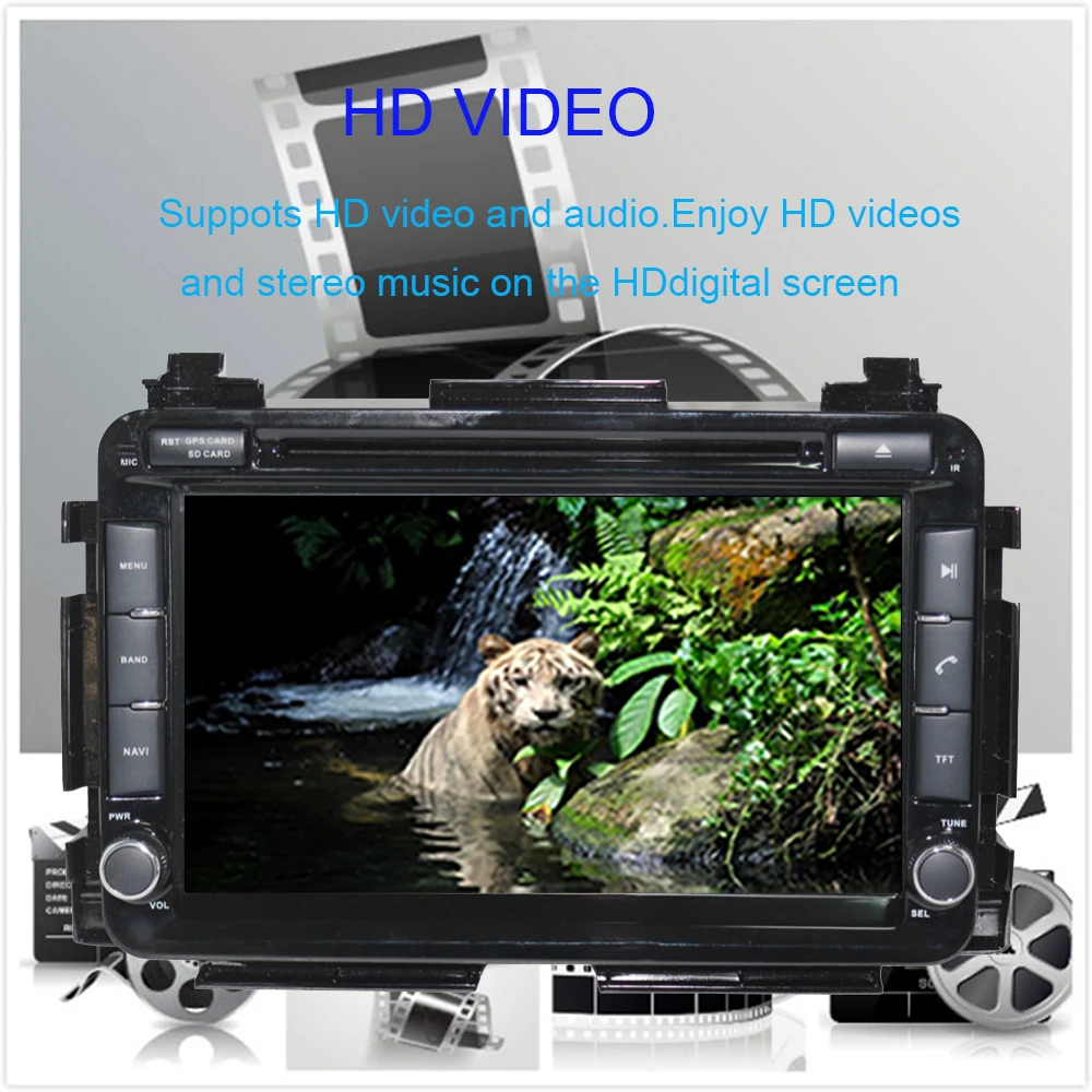 4 ГБ Android 9 0 Восьмиядерный 8 ''ЖК Автомобильный радиоприемник CD DVD