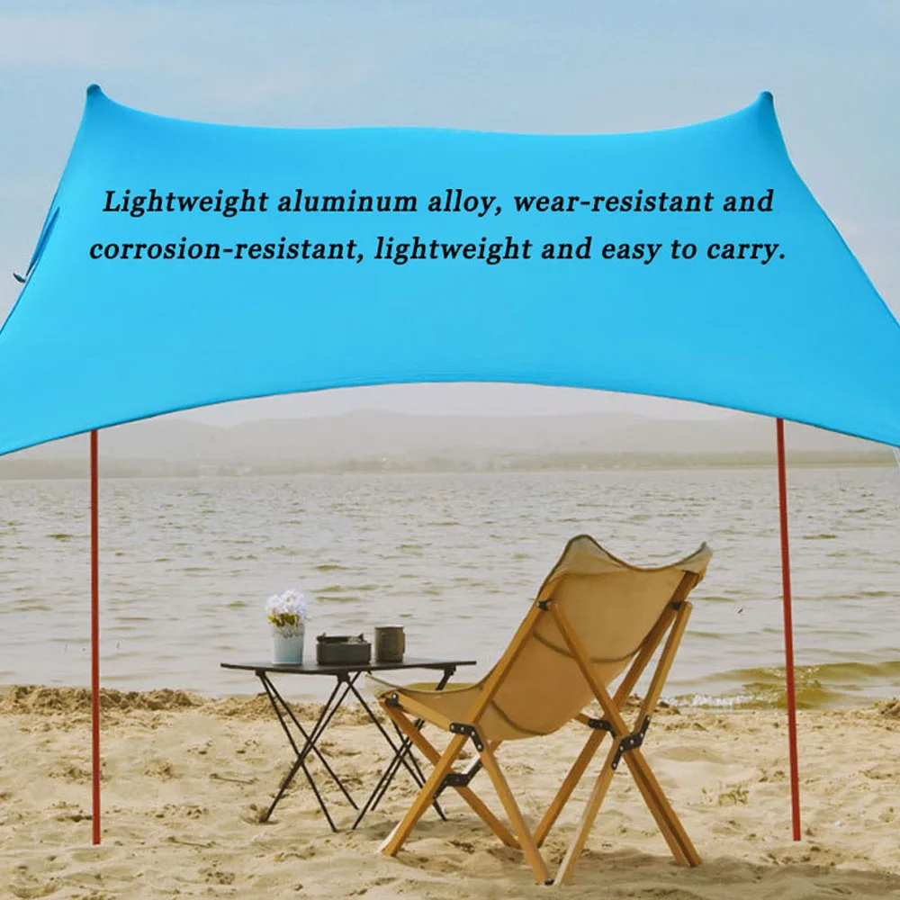 

ShineTrip Outdoor Camping Beach Tent Pole Aluminum Alloy Tent Pole Folding Support Rod Awning Pole Camping Tent Pole