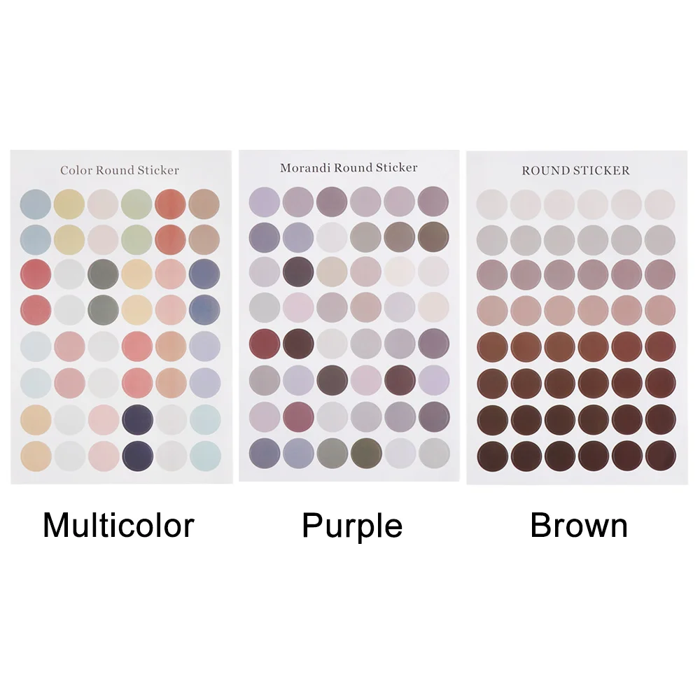 Нестандартные круглые наклейки DIY записываемые цветной альбом для скрапбукинга
