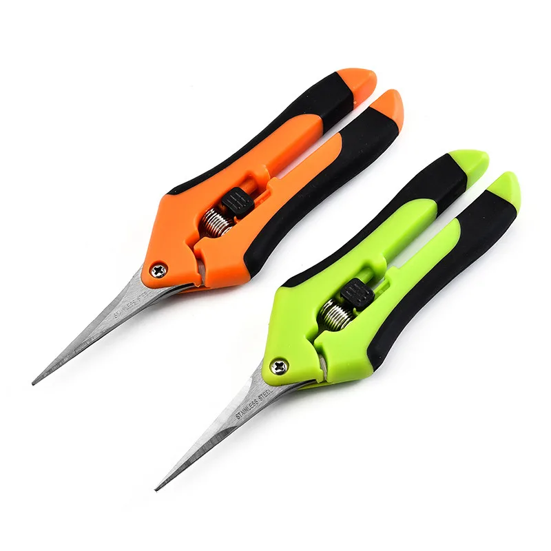 

Plant Trim Horticulture Shears Hand Pruner Cut Stainless Steel Garden Pruning Shears Picking Small Scissors Gardening Tools