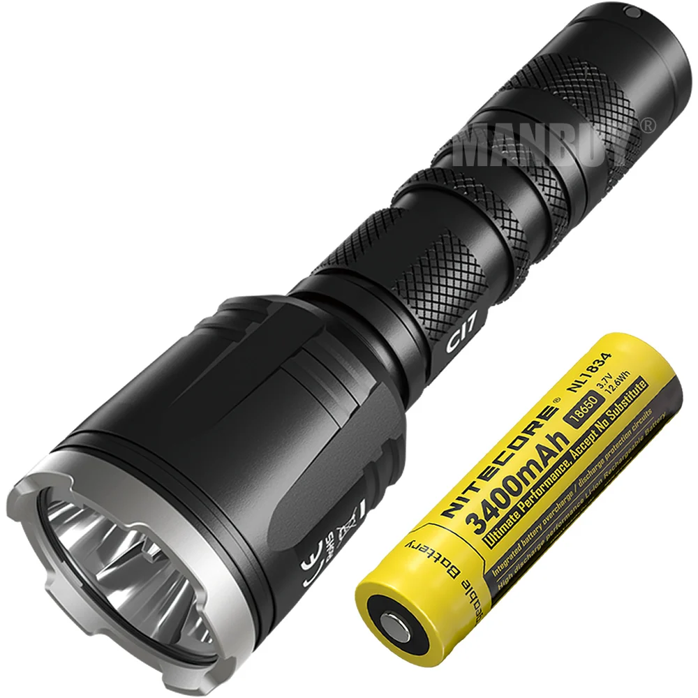Оптовая продажа NITECORE CI7 + 18650 Перезаряжаемые Батарея CREE XP G3 S3 8xLED Тактический ИК