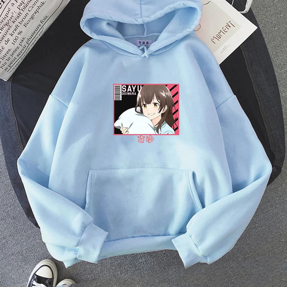 

Japanese Anime Higehiro Sayu Ogiwara Hoodie Graphic Sweatshirts 90s Japanese Anime Hoodies Women Men Spring Fashion Streetwear