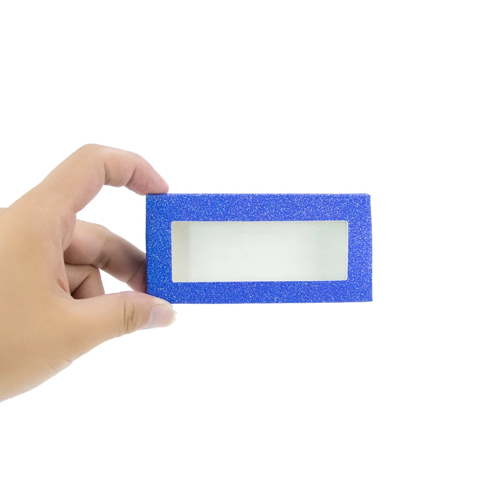 

Eyelash box bulk color cosmetics printing false eyelash packing box DIY artificial eyelash box wholesale rectangular storage box