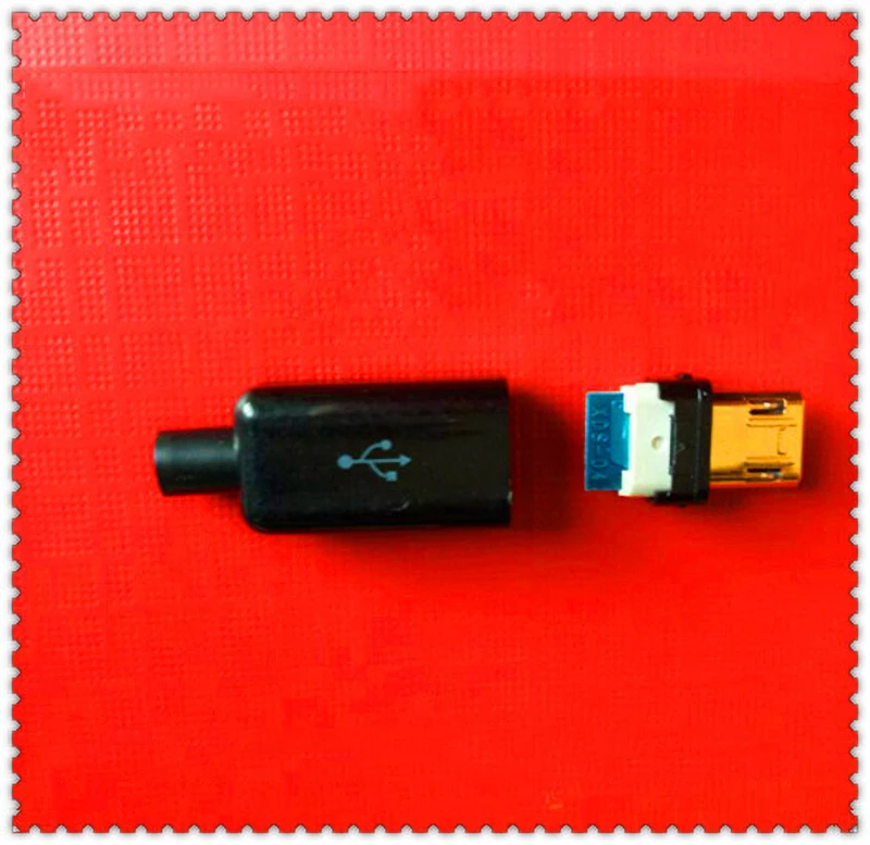 Позолоченный разъем Micro USB 1 шт. Sockect для Hi-Fi аудио адаптера передняя и задняя вилка