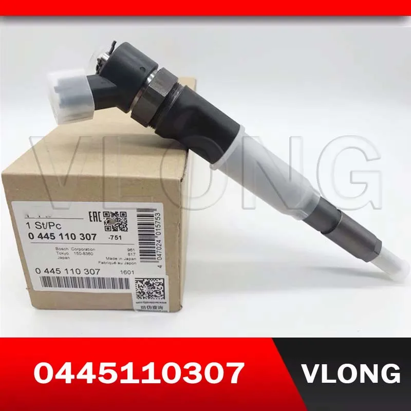 

GENUINE AND BRAND NEW DIESEL COMMON RAIL FUEL INJECTOR 0445110307 6271-11-3100 FOR PC70-8, PC30-8 ENGINE