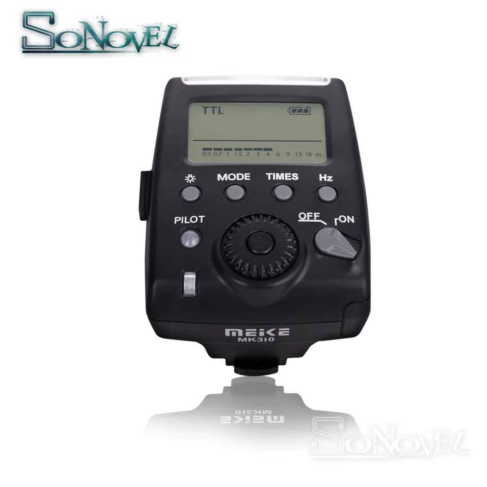 Meike MK 310 MK310 ЖК дисплей i TTL синхроконтакта разъем для внешней вспышки типа GN30