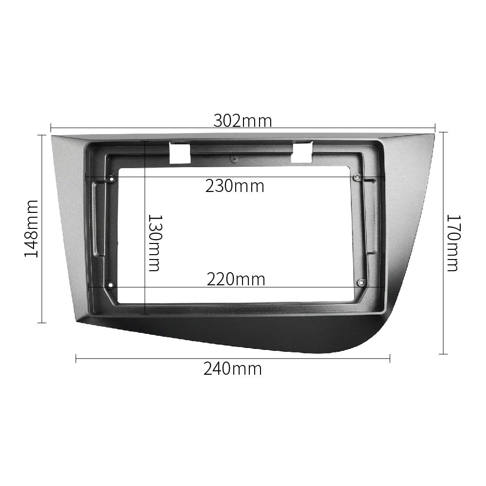 9 INCH Car Radio Fascia for SEAT LEON 2005-2012 Dash Refitting Installation Mount Kit Stereo GPS DVD Panel CD Player Frame Bezel |
