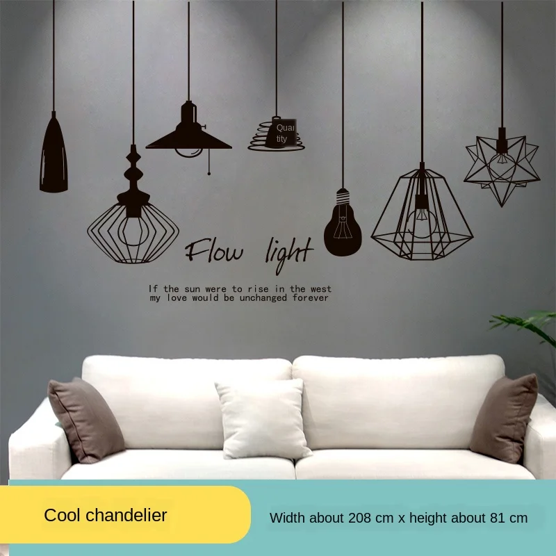 Room bedroom decoration painting background wall layout ins stickers 3D stereo interior | Дом и сад