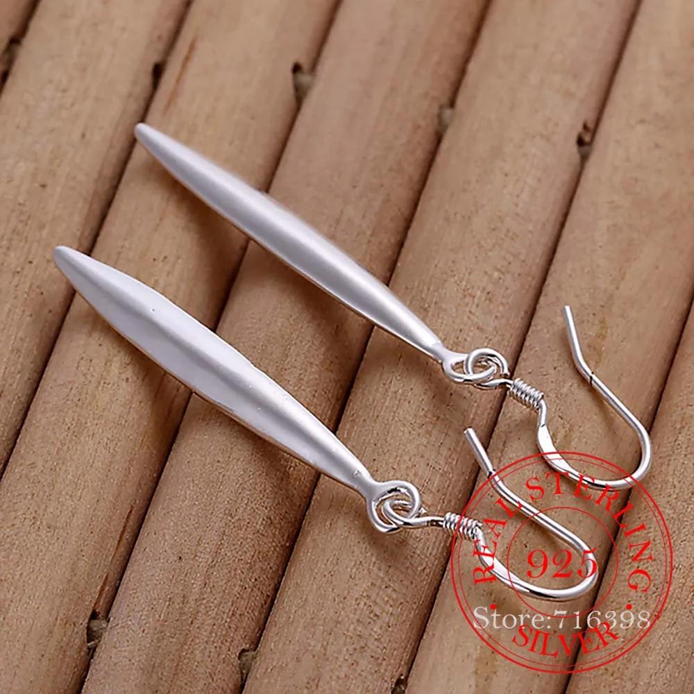 

Серьги-подвески женские из серебра 925 пробы, с прямыми кисточками, винтажные, 2020