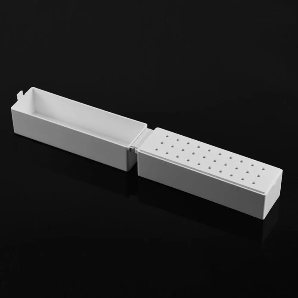 30 отверстий держатель для фрез маникюра демонстрационный контейнер хранения