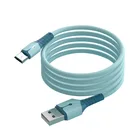 Кабель USB A Micro USB Type C, 1 м2 м, 5 А, быстрая зарядка из жидкого силикона, шнур для зарядки и синхронизации данных для телефонов Android