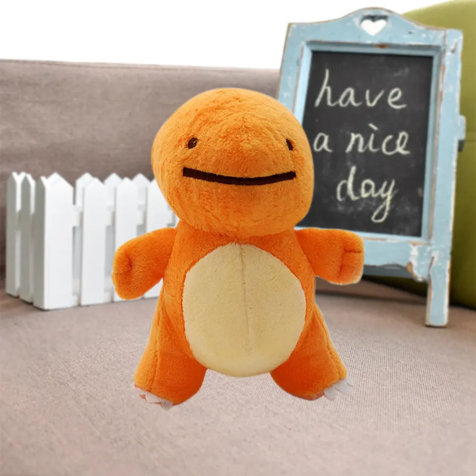 17 см японская аниме Кукла драконит плюшевые игрушки Peluche куклы мягкие животные сидящие Куклы Kawaii желтый милый Рождественский festy - Цвет: Charizard