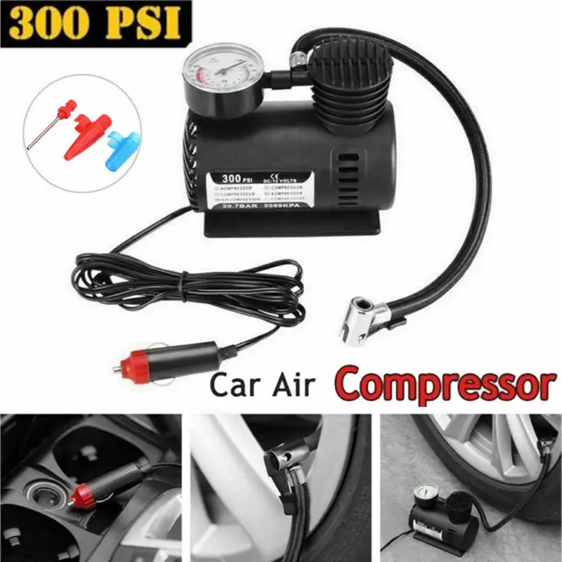 Насос для шин автомобильный воздушный компрессор Электрический насос