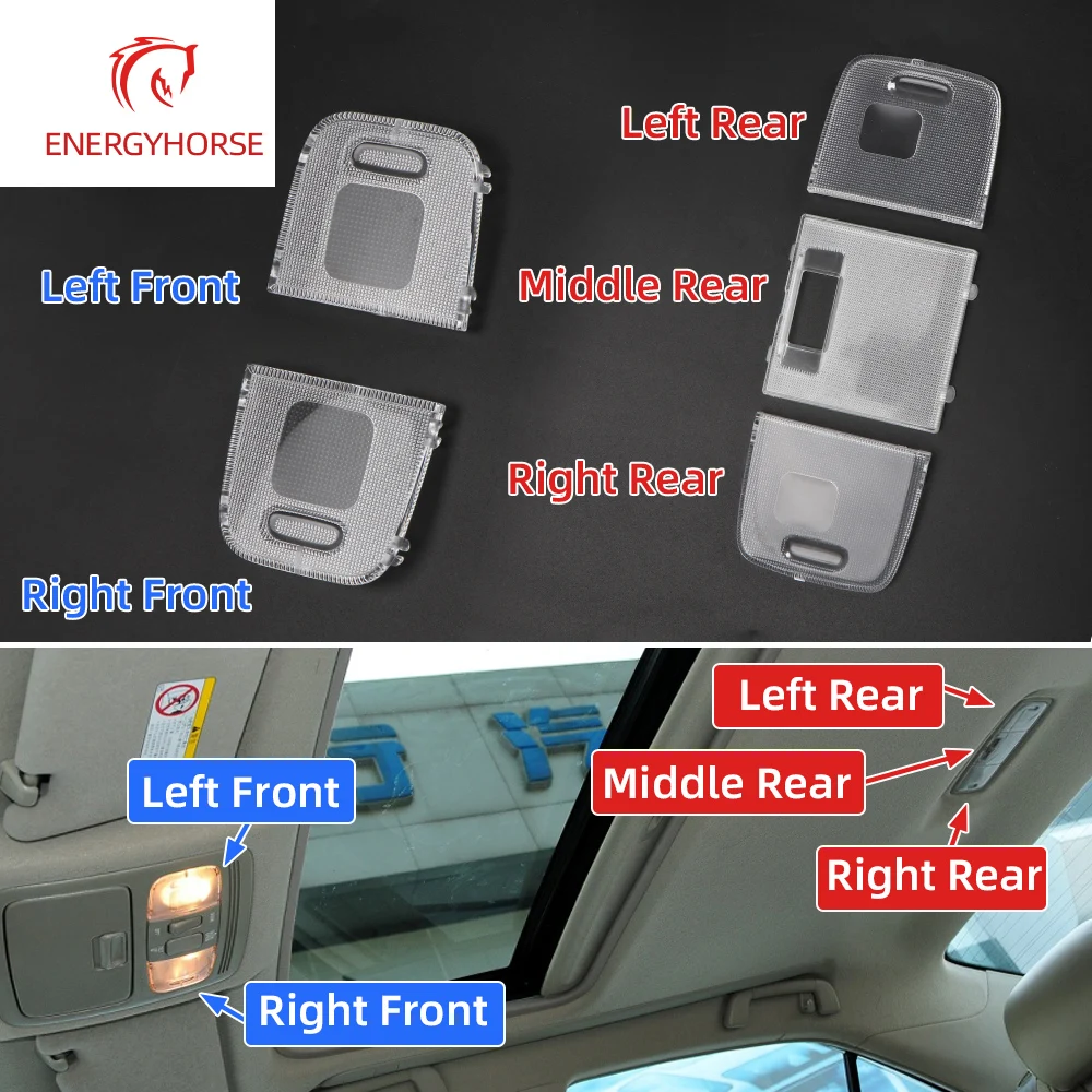 Автомобильный пластиковый передний и задний фонарь для чтения светодиодная