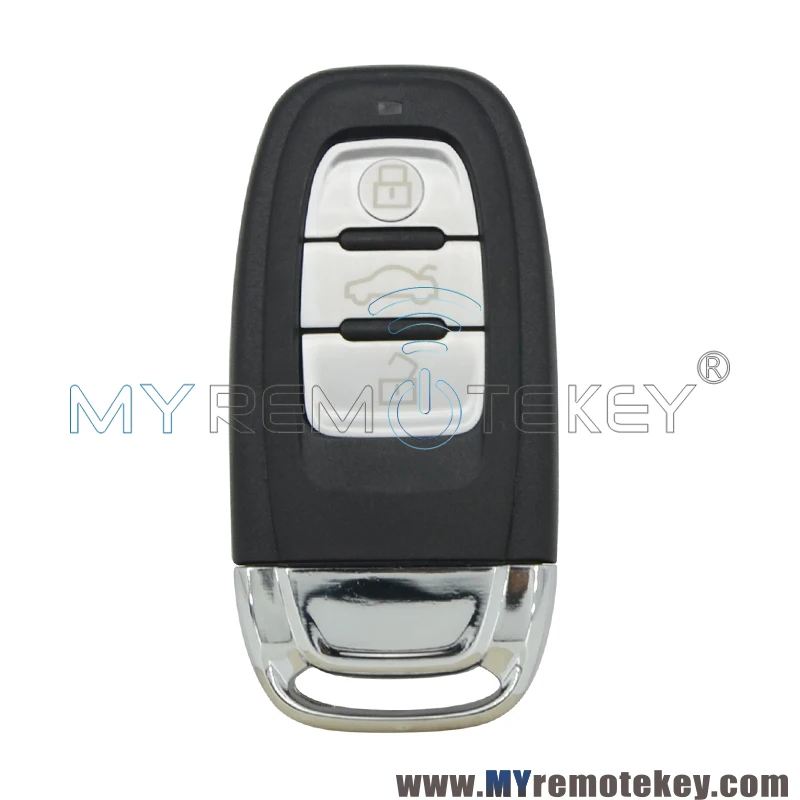 

Smart remote key case cover include battery holder and key blade 3 button car key for Audi A6 Q5 A4 A3 A1 key shell remtekey