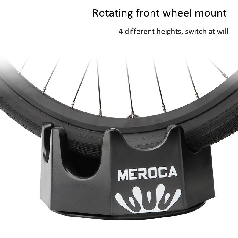 MEROCA Bike Front Wheel Riser Block Stabilize Trainer Support Stand Indoor Road Bicycle Cycling Parts | Спорт и развлечения