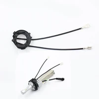 led sockets h7 bulb conversion holder base adapter retainer clips fits belt braids headlamp for vw golf 7