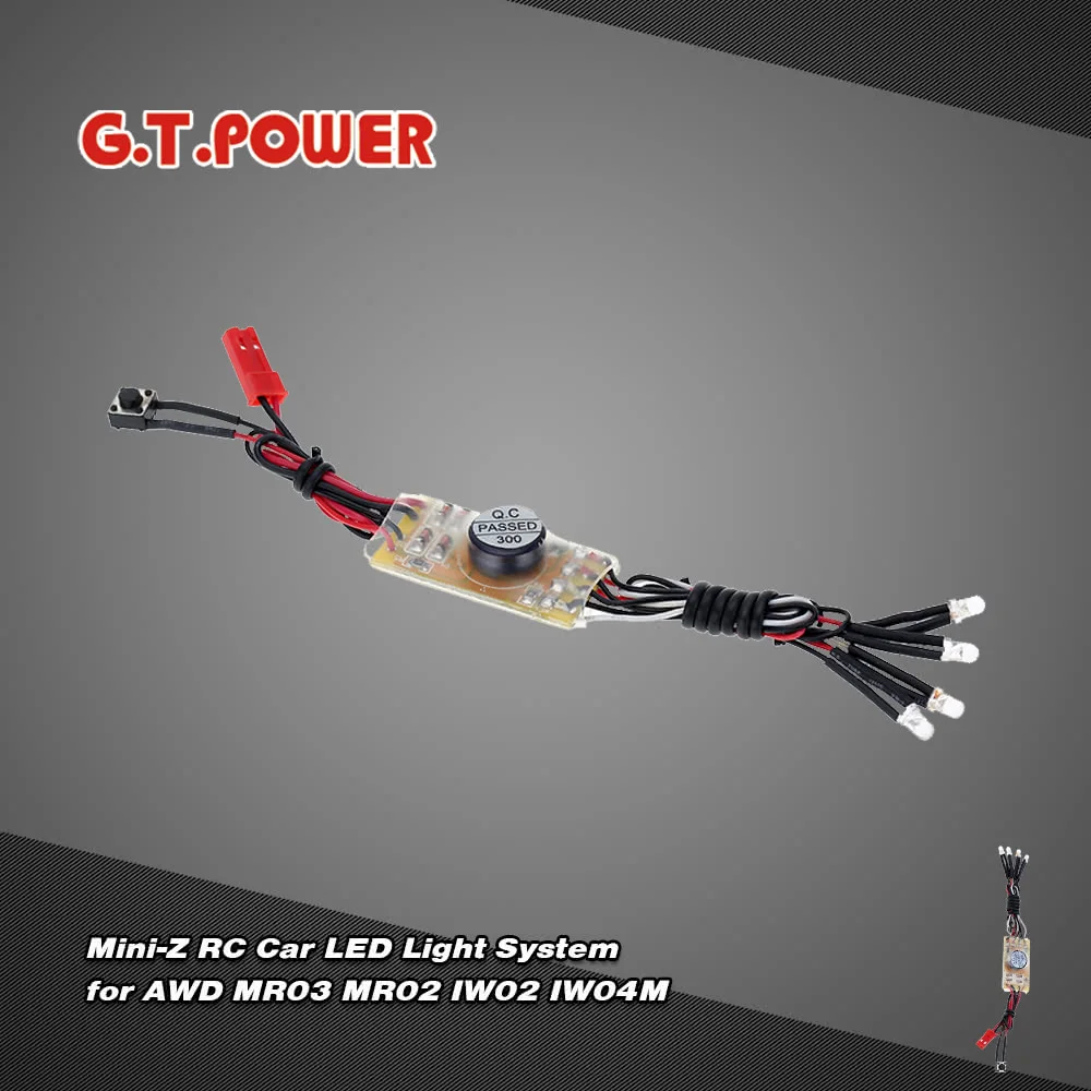 G. T. POWER Mini Z RC автомобильная светодиодная система для AWD MR03 MR02 IW02 IW04M|Детали и
