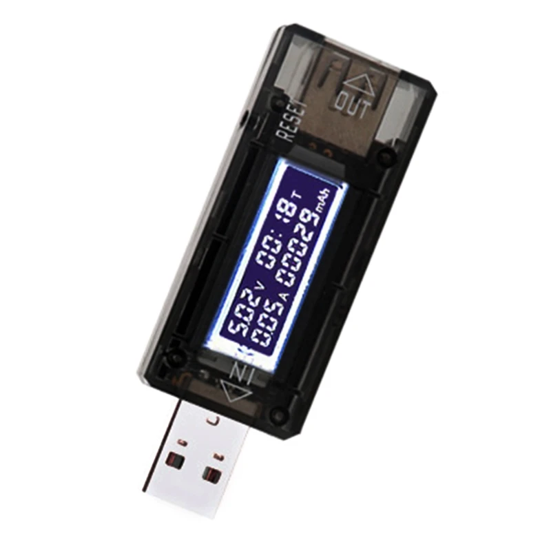 Цифровой вольтметр Амперметр постоянного тока 4-30 в 0-3A с ЖК-дисплеем USB измеритель
