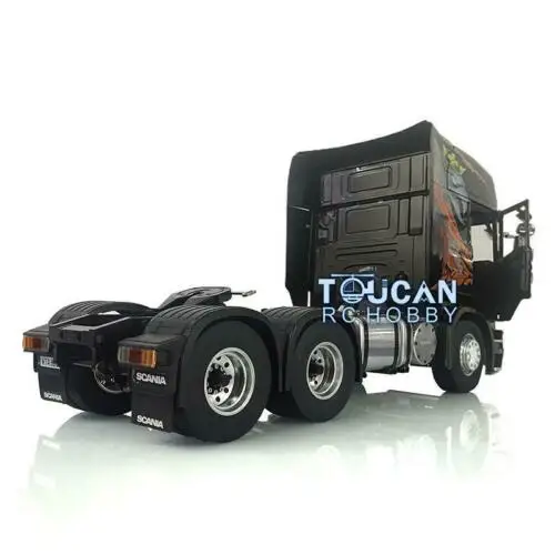 Металлическое шасси LESU 1/14 6*4 для самостоятельной сборки Hercules Scania R730 RC тягача