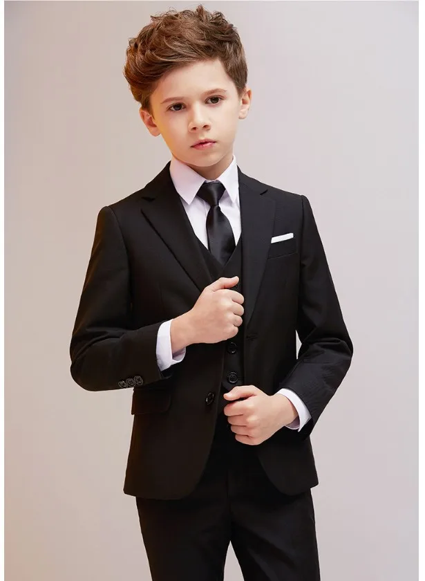 

Flower Boys Wedding Suit School Kids Blazer Jacket Gentleman Birthday Formal Dress Children violin dance show Costume