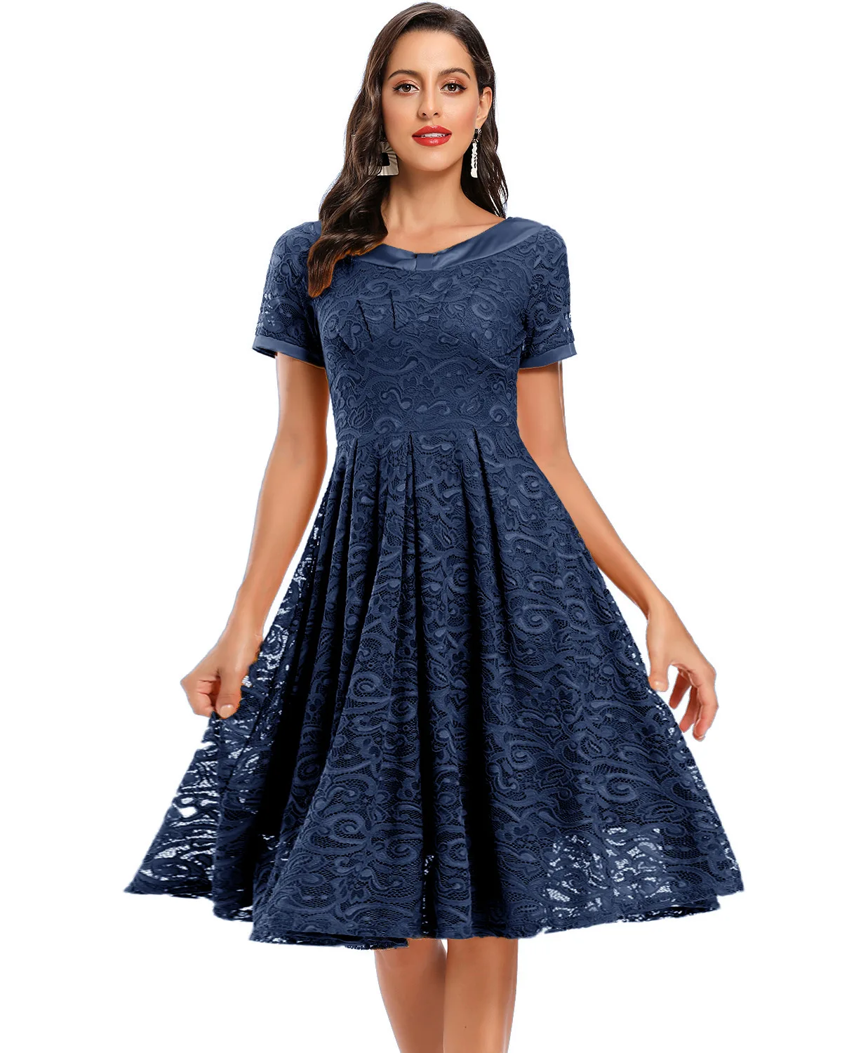 

Женское кружевное платье, элегантное Тюлевое Прозрачное платье с V-образным вырезом и аппликацией, платье для подружки невесты на выпускной...