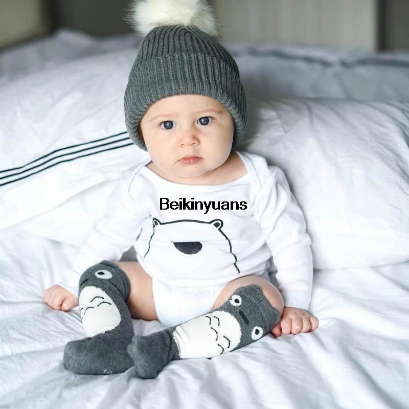2019 new Cartoon baby Socks totoro Animal print Knee High Long LegWarmers Boy Girl Children fashion | Детская одежда и обувь