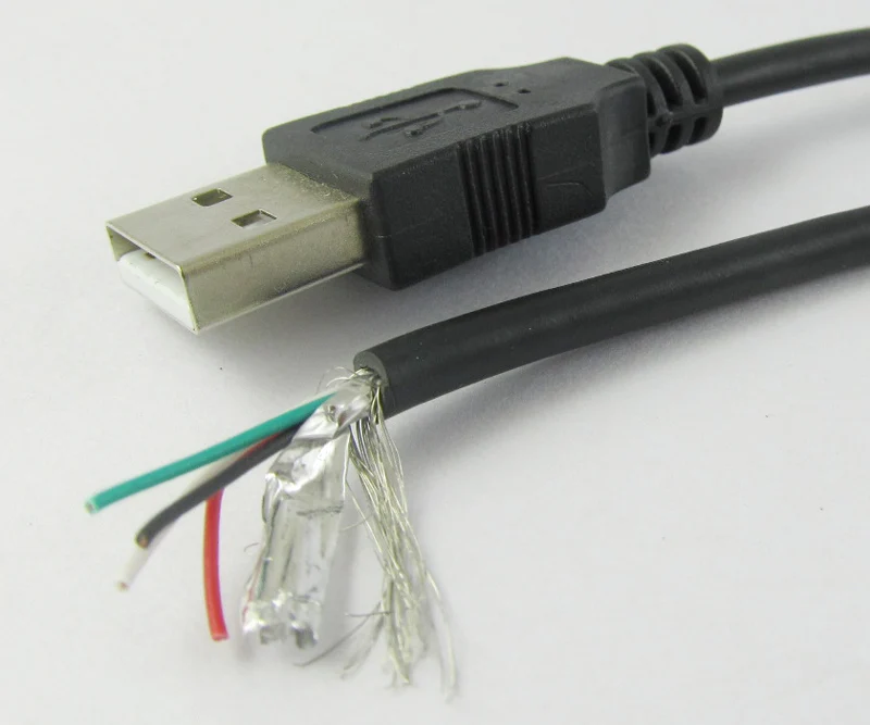 1 шт. кабель питания 4 провода 70 см USB 2 0|Кабели для мобильных телефонов| |