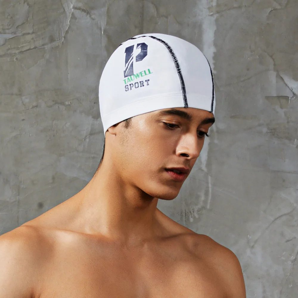 

Women's Swimming Cap for Men Fabric for Swimming Pool Hats for Swimming Tip Hijab Cap Nylon Bathing Caps Pool Diving Accessories